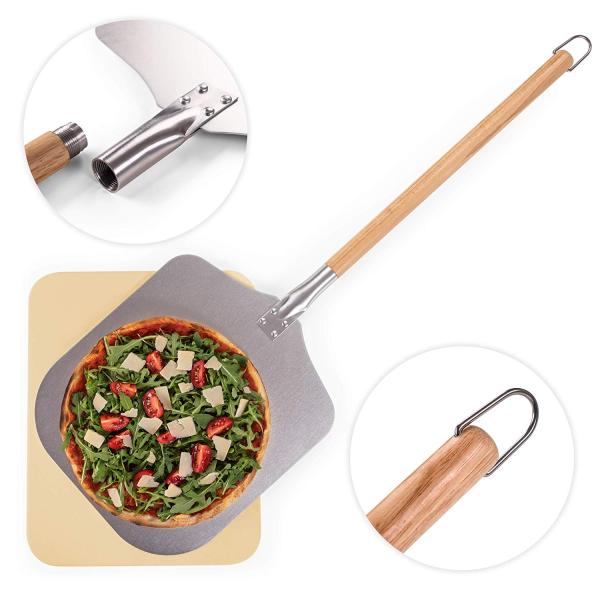 Pizzaschaufel mit Pizzastein
